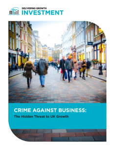Crime against business The Hidden Threat to UK Growth May 2026